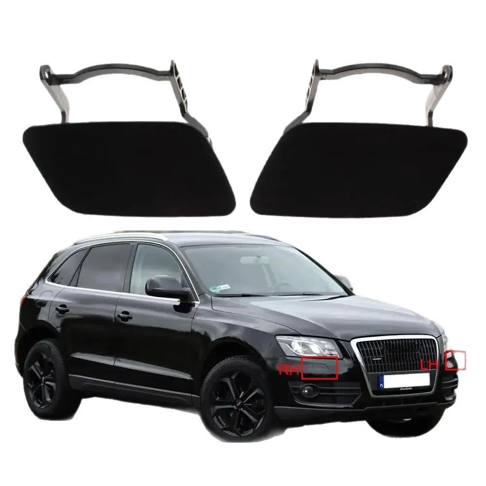 左右ヘッドライトウォッシャージェットノズルカバーキャップヘッドライトウォッシャーノズルアウディQ5 2008-2012 8R0955276 8R0955275用