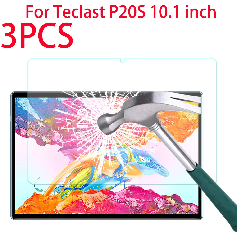 

3 Packs 9H Tempered Glass Screen Protector For Teclast P20S 10.1 inch Tablet Protective Film For Teclast P20S 10.1 Glass Guard