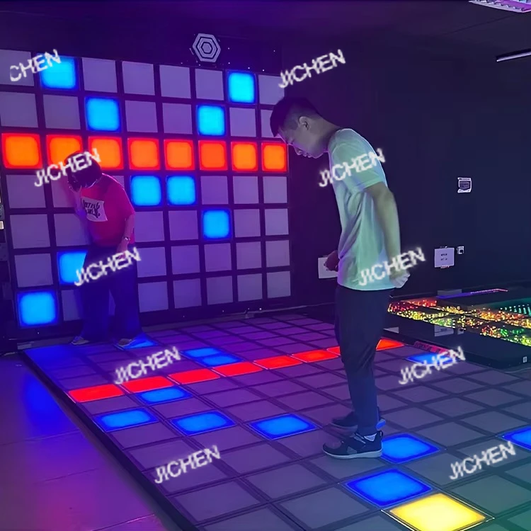 

JC Interactive LED Dance Floor 30x30cm Digital Signage Screen For Outdoor Interactive Games