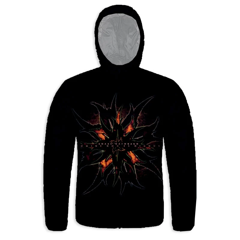 Neue Mode 3d gedruckt Anaal Nathrakh Band Reiß verschluss Daunen gefüllten Mantel Kapuze Sweatshirts Harajuku Hoody Tops Kleidung