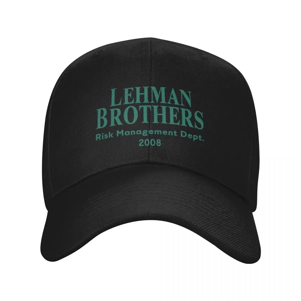 Lehman Brothers Risk Management Department 2008 Baseball Cap Trucker Cap Unique hats Men Luxury Brand Women's