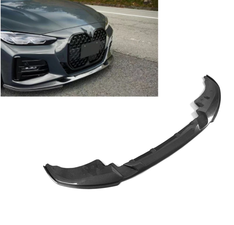 Good Quality Factory Outlet Sale 3D Style Carbon fiber Front Bumper Lip For BMW New 4 Series G22 Sports G22 Front Bumper Lip