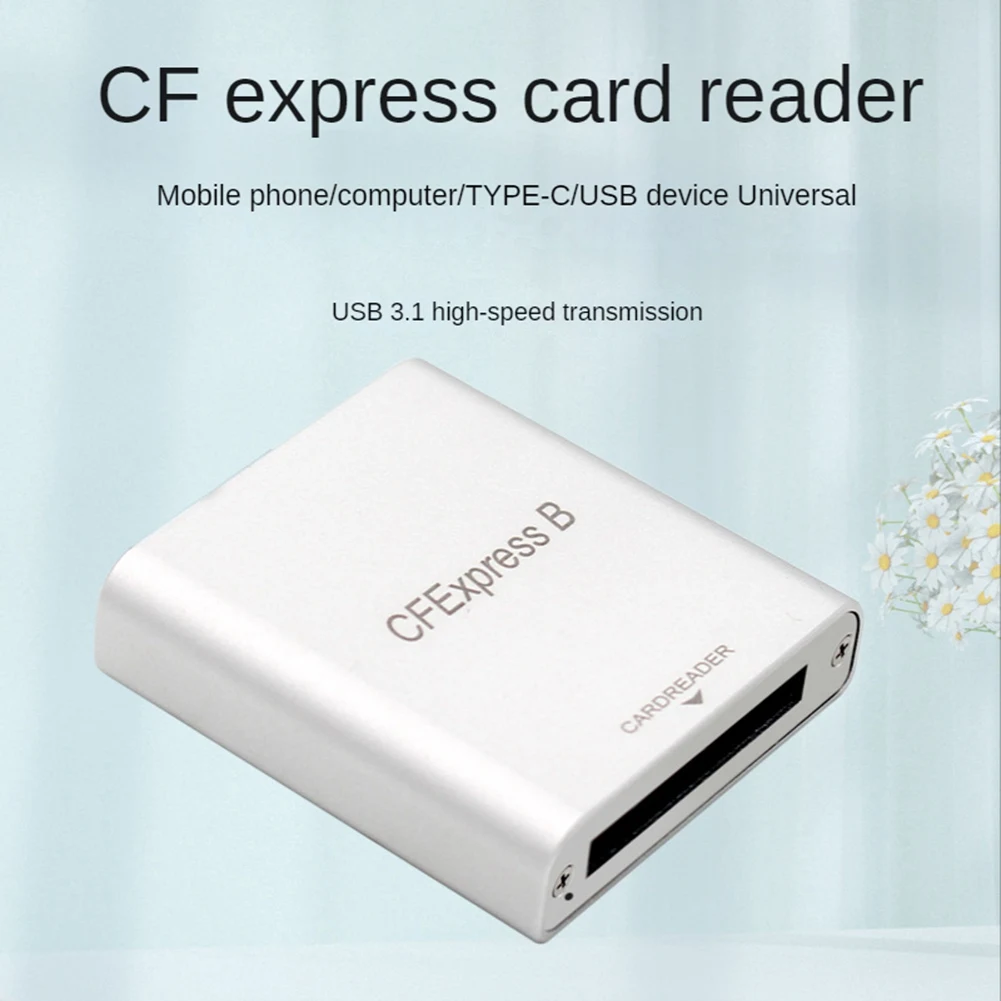 

Компактный PH862 Cfexpress CFE Card Reader Высокоскоростной кард-ридер для ноутбука Z6/Z7 1DX3 Camera Card