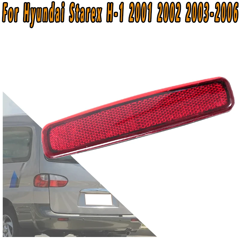 

Для Hyundai Starex H-1 2001-2006: Задний бампер, светоотражатель, стоп-сигнал, сигнальная лампа, аксессуары