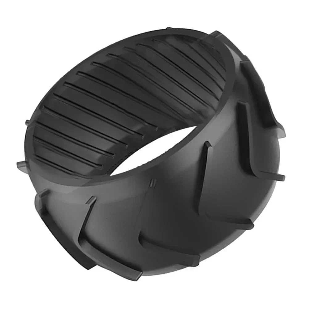 

1pcs Wheel Protection For Worx Robotic Lawnmower Front Wheel M500 M700 Plus Black Rubber Wheel Protection