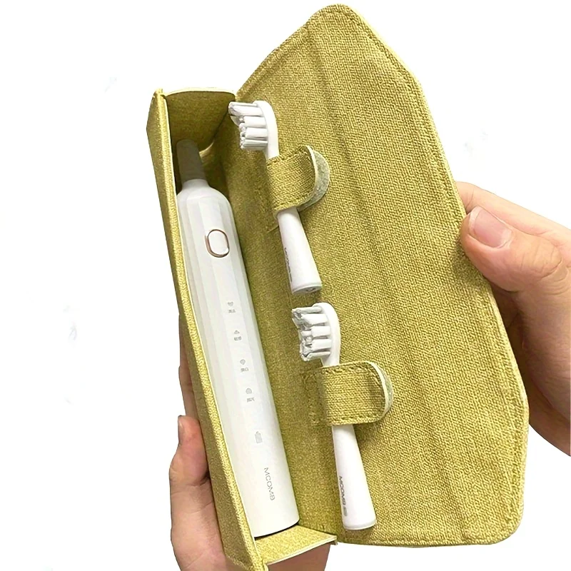 1pc Travel Toothbrush Protective Fabric Pouch, 1Pc Universal Portable Storage Case for Outdoor Trip