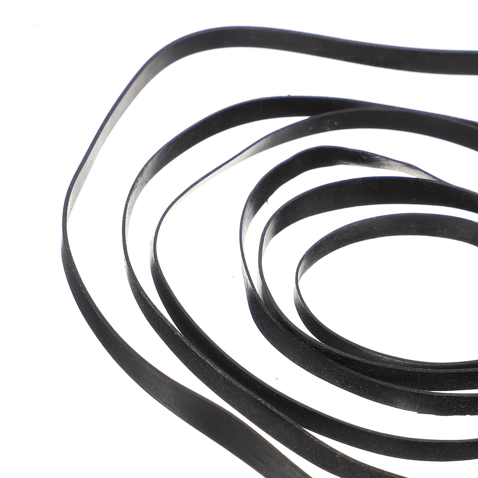 

50pcs Cassette Tape Machine Belt 4Mm Rubber Drive Belts For Recorder Video Dvd Player Repair Replacement Smooth Rotation