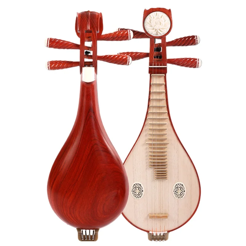 Handmade Liuqin 68CM Rosewood Liuqin Beginners Practice Grade Examination Folk Professional Liuqins Ethnic Plucking Instruments