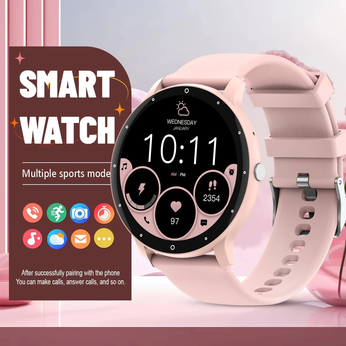 2025 Originale Per Xiaomi fabbrica SmartWatch Donna Uomo Full Touch Screen Bluetooth 5.2 Chiamata GPS Impermeabile Sport Fitness Tracker