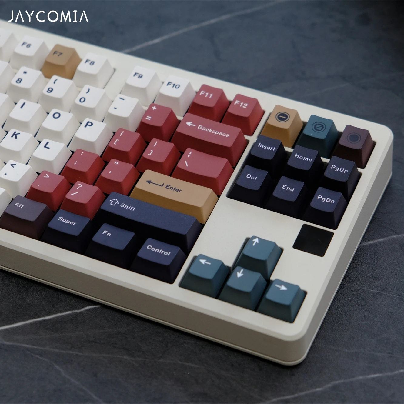 Imagem -04 - Coreano Pbt Cherry Keycaps Luz Mista Iso Layout Ansi 7u Alice Barras de Espaço Dye Sub Grande Grupo Key Caps Jcm Flying 75 A75