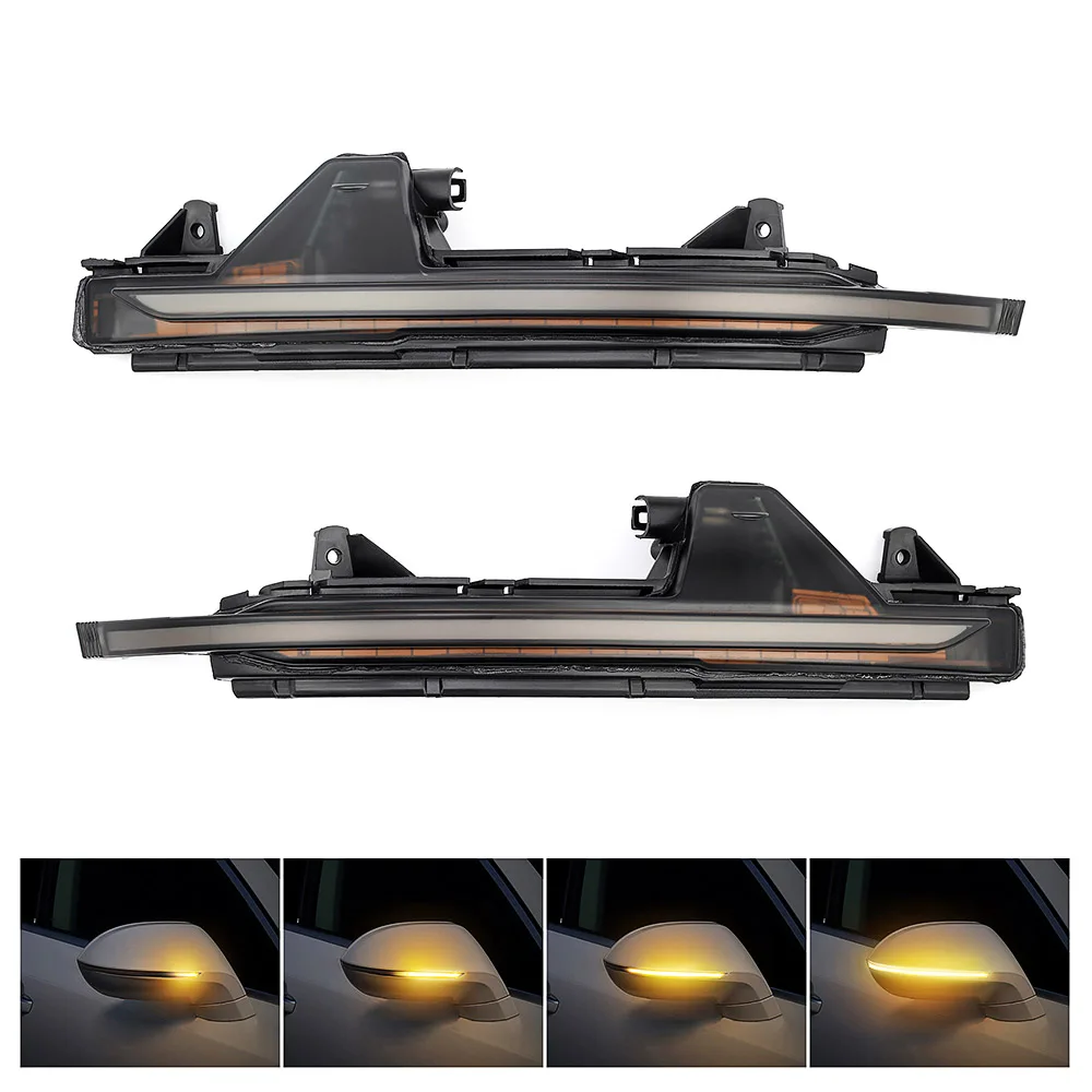 LED Dynamic Turn Signal Lamp Rearview Mirror Indicator Blinker Repeater Light For Audi A7 S7 RS7 4G8 2010-2016