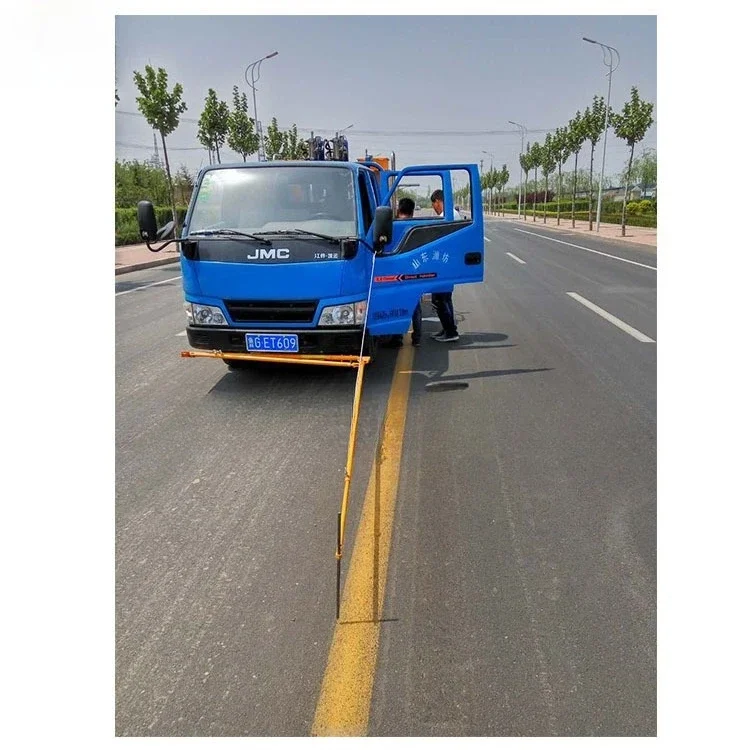 Large-scale traffic marking cold spray machine, high-speed road marking car