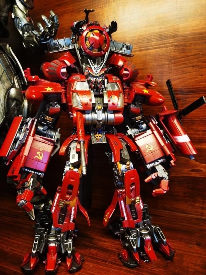 Imagem -02 - Transformação Vertigo Helicóptero Blackout Faça Você Mesmo Pintado à Mão Repintar M05 Oversized ko Ss08 Ocultar Sombra b Conjunto Action Figure wj