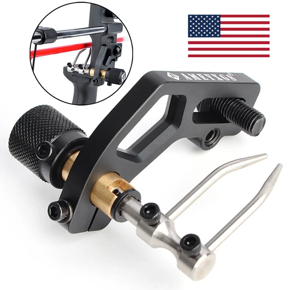 Arrow Rest Aluminum Alloy Stainless Steel Adjustable Right Hand for Compound Recurve Bow Hunting Shooting Target Practice