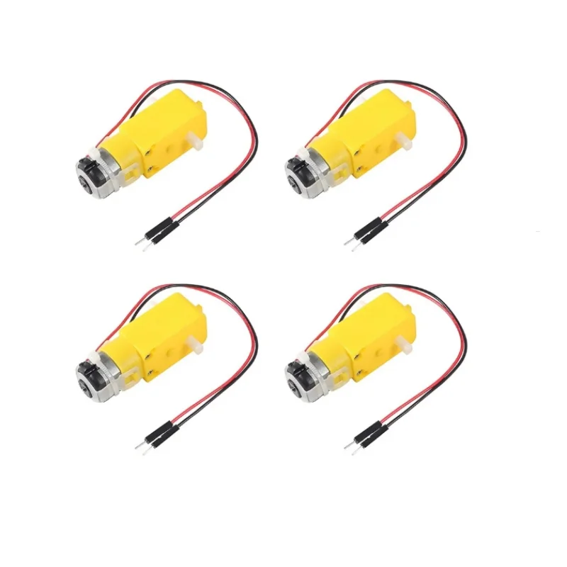 Колеса Smart Car Robot, 4 двигателя постоянного тока, 3-6 В, замедление TT + комплект колес, колесные двигатели