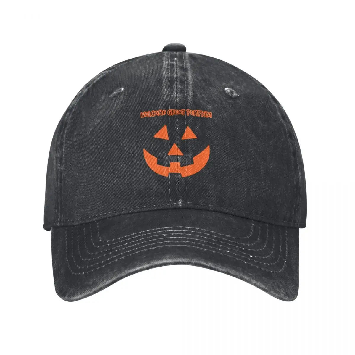 Welcome Great Pumpkin Baseball Cap Custom Cap Beach Outing Sun Cap Snapback Men Caps Women's