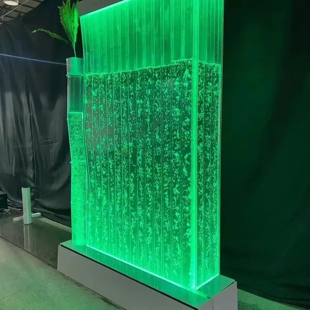 -for Factory Wholesale Acrylic Water Bubble Panel Waterfall Office Partition