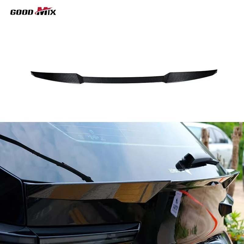 LD Style Prepreg Carbon Fiber Body Kit Rear  Roof Wing Trunk Spoiler Aero Part for BMW XM G09 2022 -
