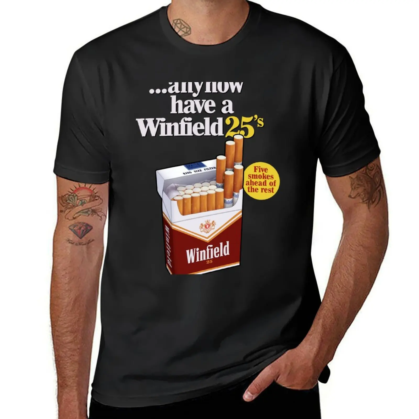 ...Anyhow Have A Winfield 25&x27;s Classic T-Shirt anime Blouse Short sleeve tee quick-drying mens t shirts pack