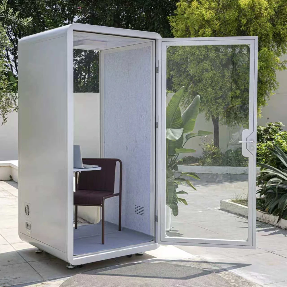 Phone booths, cubicles, soundproof rooms, and cubicles for call privacy, quiet work, and remote meetings.
