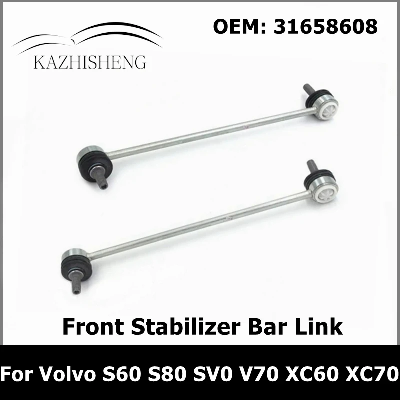 

1Pair Front Stabilizer Bar Link 31658608 30648461 for Volvo S60 S80 SV0 V70 XC60 XC70