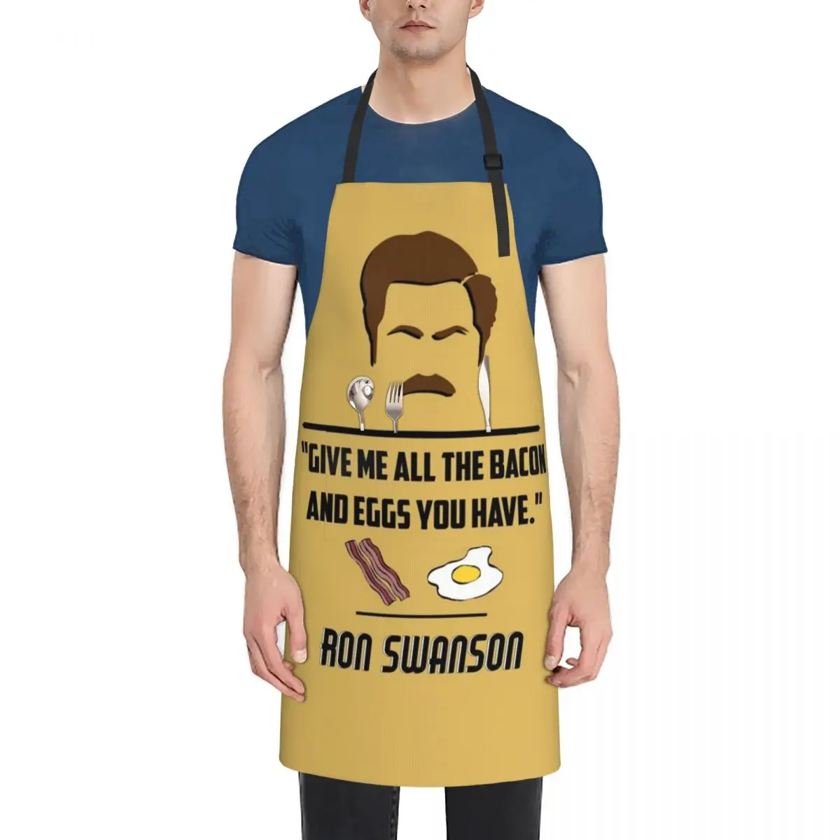 

Ron Swanson Apron Smock for hairdressing Ladies Waterproof women Apron