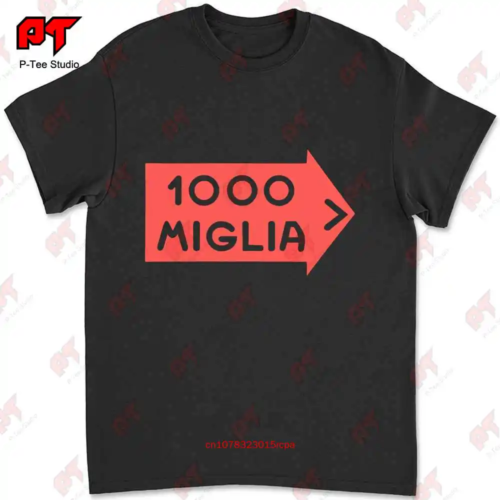 Italian Mille Miglia Rally Decal T-shirt R742