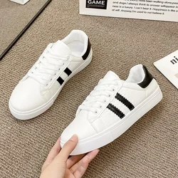 Women Flat Leather Ladies Running ShoesNEW Lace-up Women's Casual Sneakers Fashion Painted Graffiti Lace Up Sports Shoes for