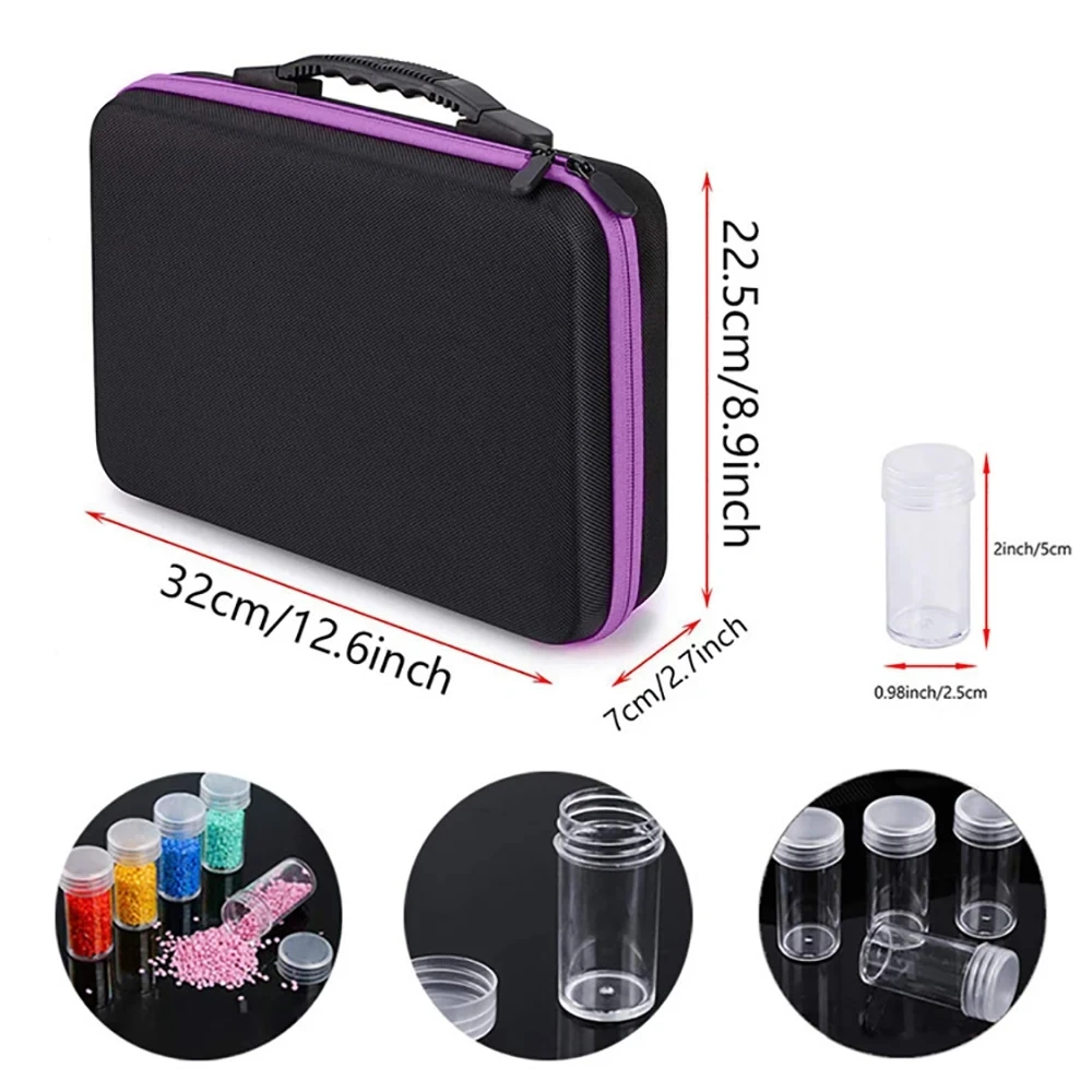 Diamond Painting Tool Set Bead Art Kit Storage Box Diamond Art Accessories Stylus Suitcase Storage Container Diamond Work Beads