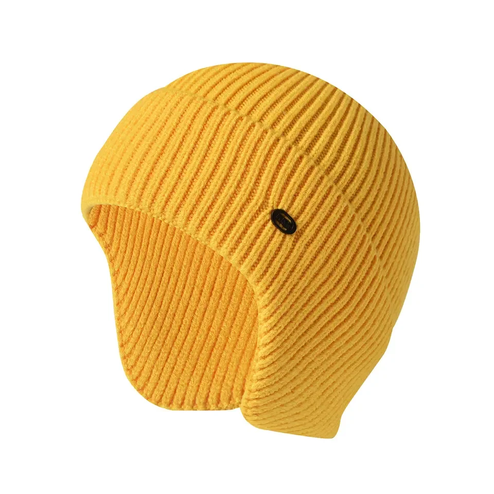 Winter Knit Hats For Men Women Fleece Lined Soft Warm Knit Hat Ski Stocking Cuffed Cap Lined Hat Ear Hat