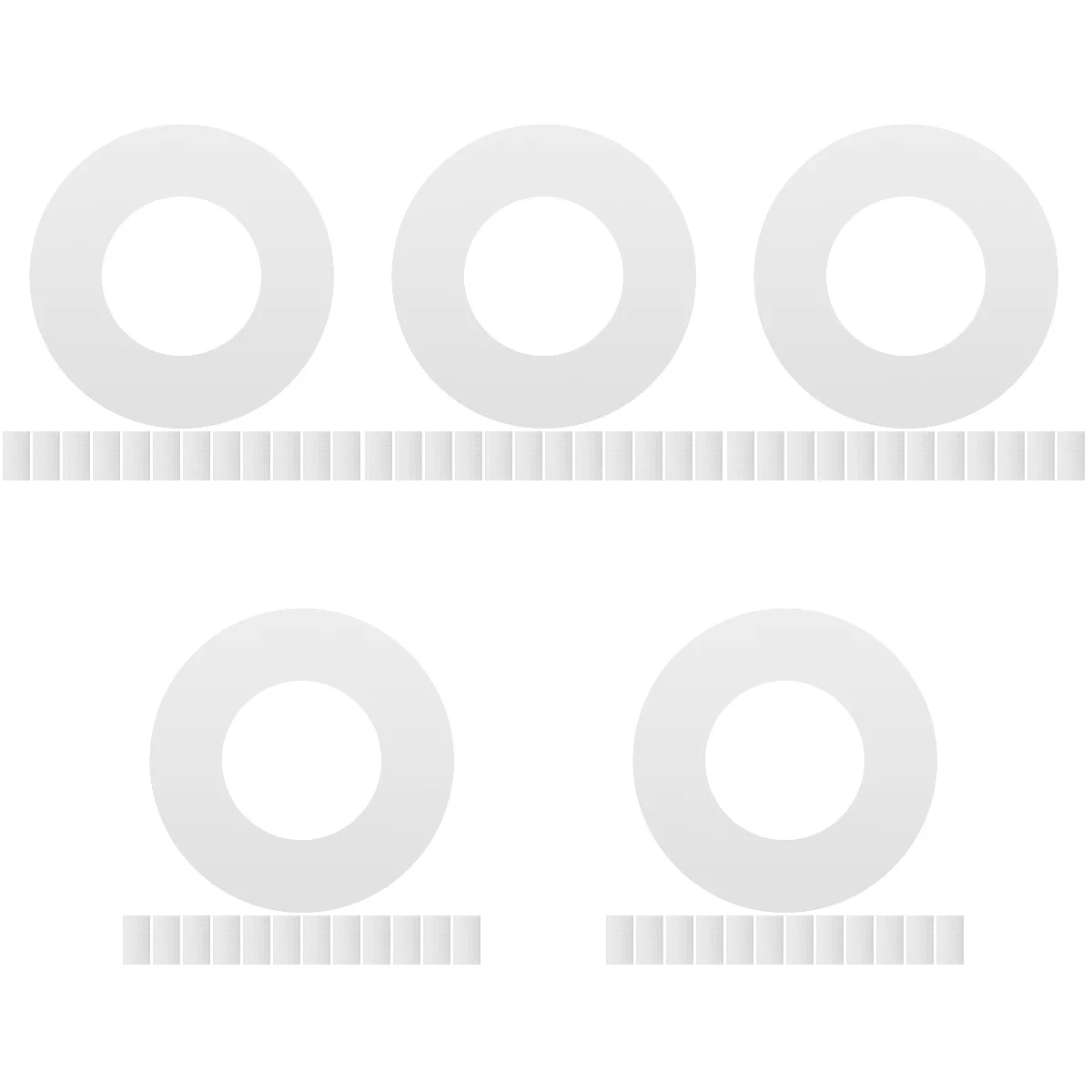 

5pcs 5 Count Page Reinforcement Stickers Hole Heavy Duty Binder Paper Reinforcements Circles Loose-leaf Reinforced Holes