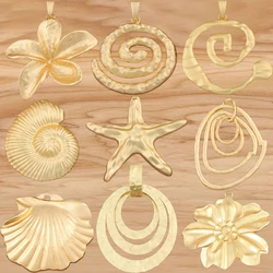 1 Piece Matt Gold Color Large Tray Bezel Blank Cabochon Oval Charms Pendants Base Setting for DIY Jewellery Making Accessories