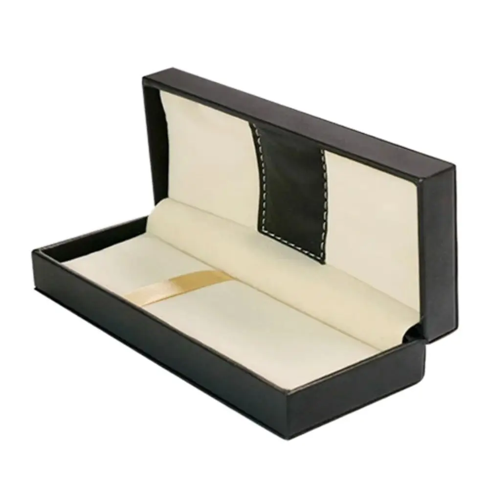 PU Material Fountain Pen Box Rectangular Exquisite Gift Pen Box Stationery Packaging Luxury Pen Storage Box Business Gifts