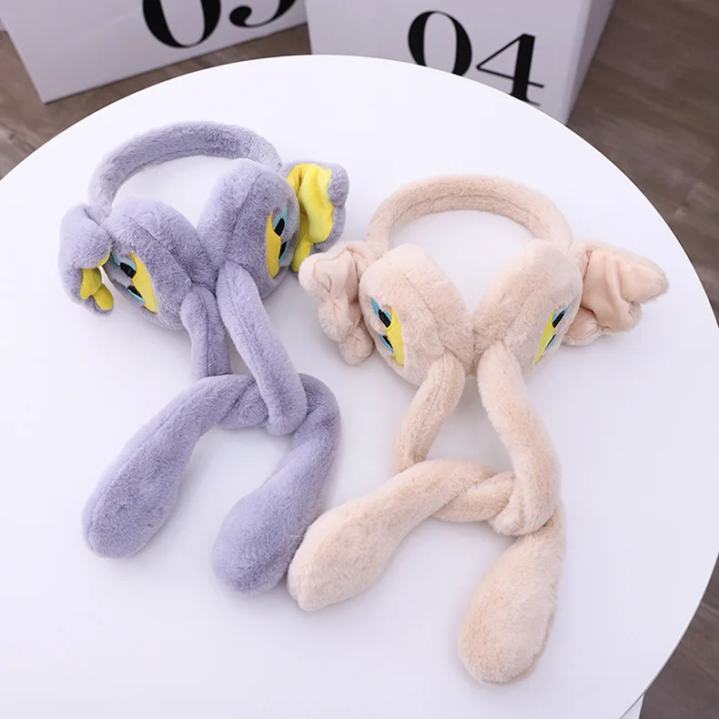 Disney little duck's ears moving ears new winter children's ear warmth cute airbag Internet celebrity ear cover