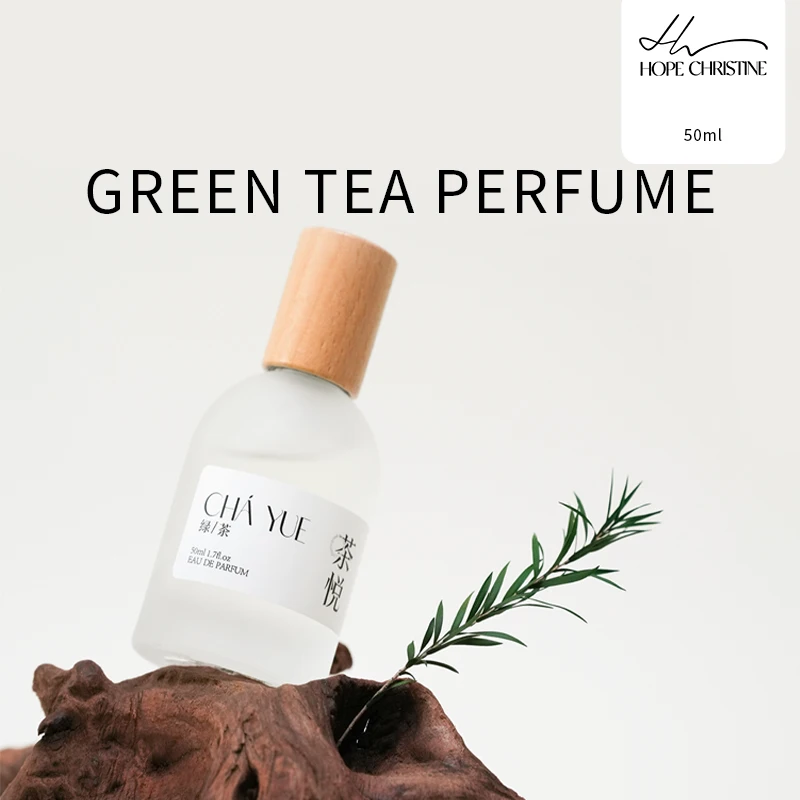 HOPE CHRISTINE marca 50ML té verde nota perfume para mujer original de larga duración fresco luz chica cuerpo aroma Spray