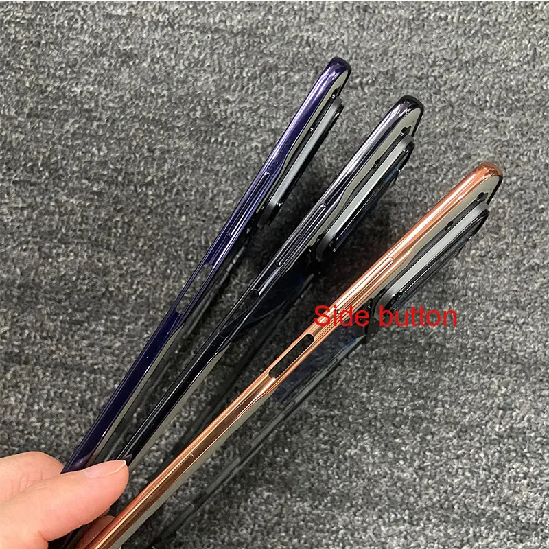 For Xiaomi Redmi Note 10 Pro Max Middle Frame Front Housing Middle Bezel With Camera Glass Lens Chassis Shell Parts