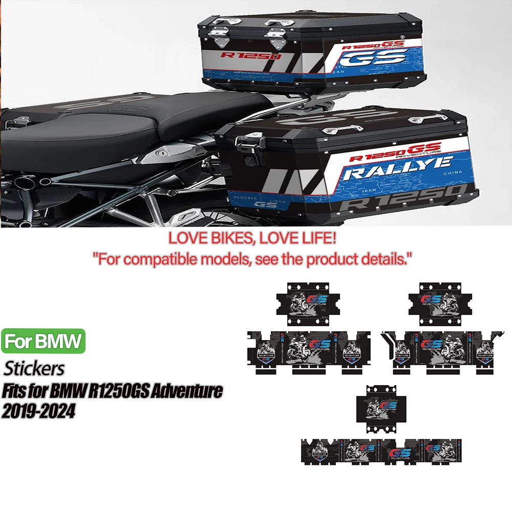 

Motorcycle Stickers Reflective for R1250GS Adventure HP Panniers Aluminum Box 2019-2024 Motorcycle Accessories Protector