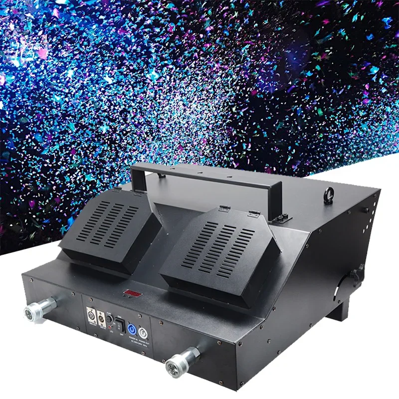 Large CO2 confetti machine DMX gender reveal machine confetti biodegradable confetti