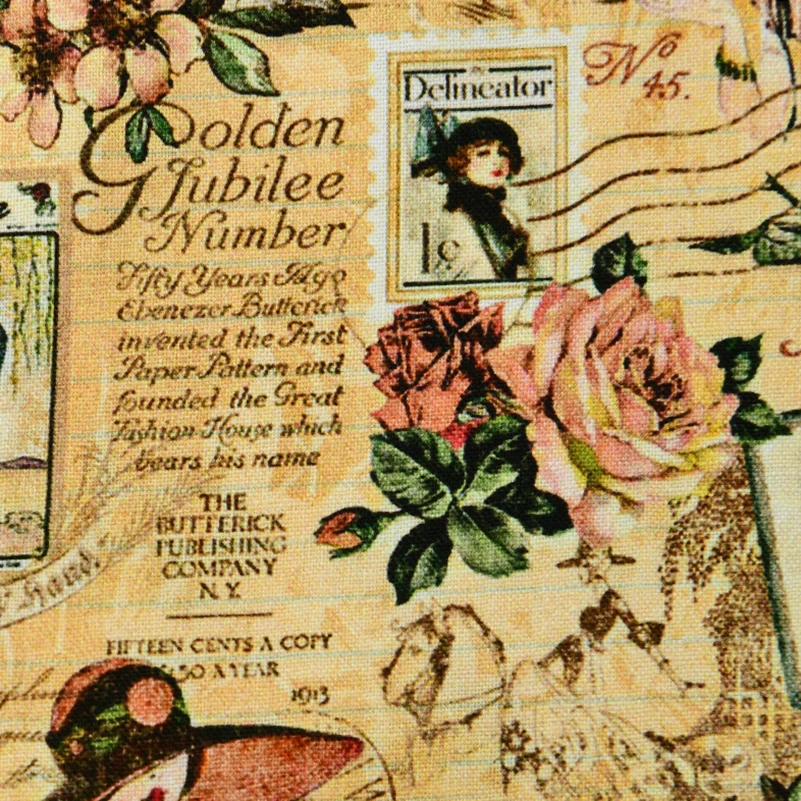 Vintage Retro Fabric Newspaper - đánh giá và giá Vintage Fashion Newspaper