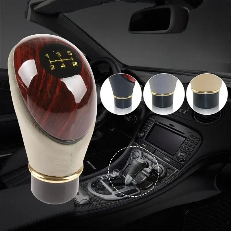 Car Gear Shift Knob Manual Car Gear Stick Shift Replacement Knob Automatic Gear Shift stick vehicle Peach Gear Shift Knob