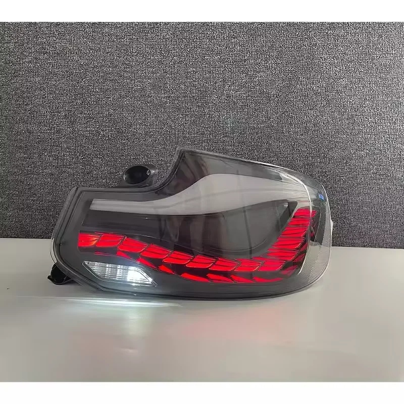 SJC Auto Car Tail Lights For BMW 2 series Dragon Scale Tail Light M2C F22 F23 F87 218 220i 230 OLED Taillights