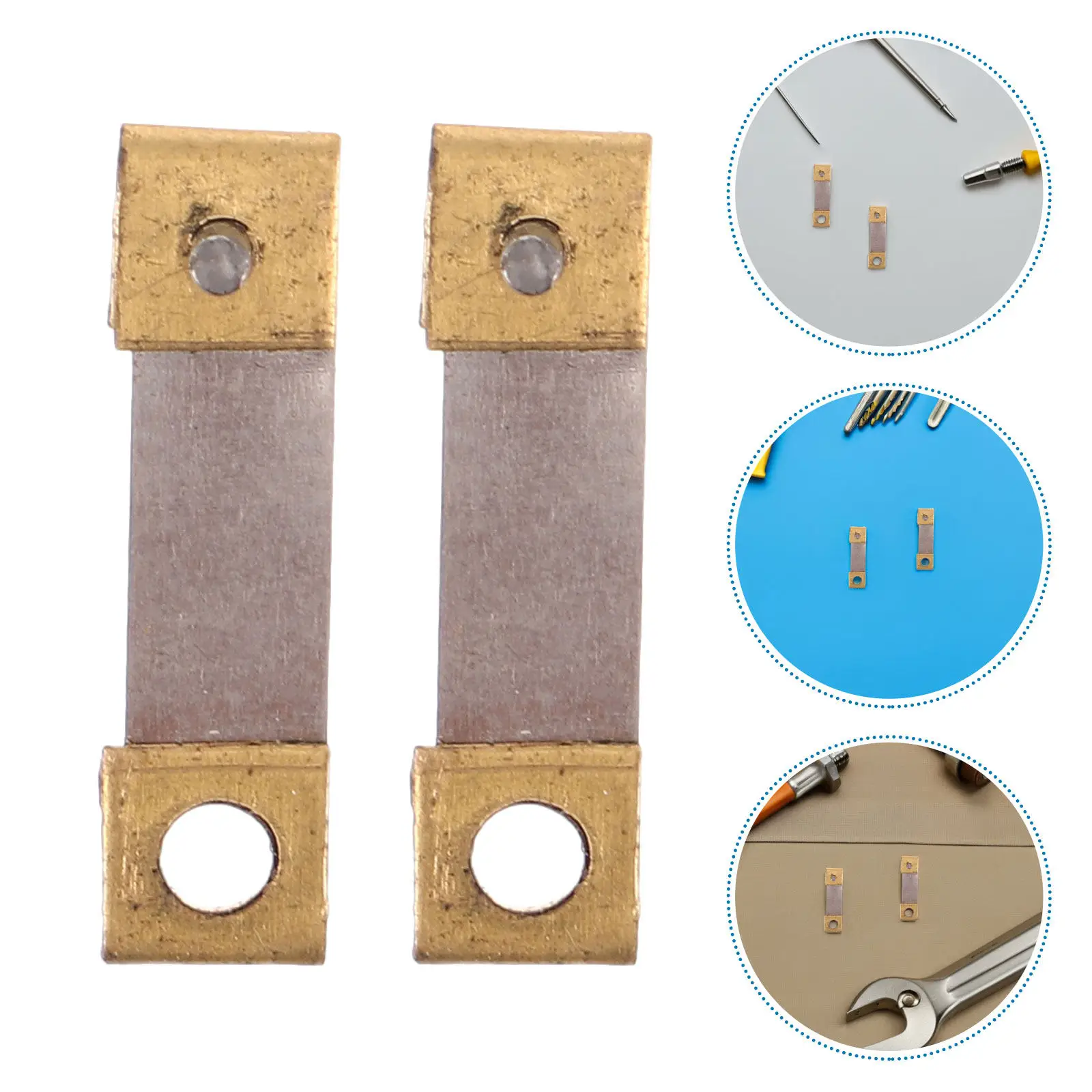 

6pcs Clock Pendulum Suspension Springs Clockwork Repair Parts for Mechanical Mantel Grandfather Wall Pendulum Clocks Replacement