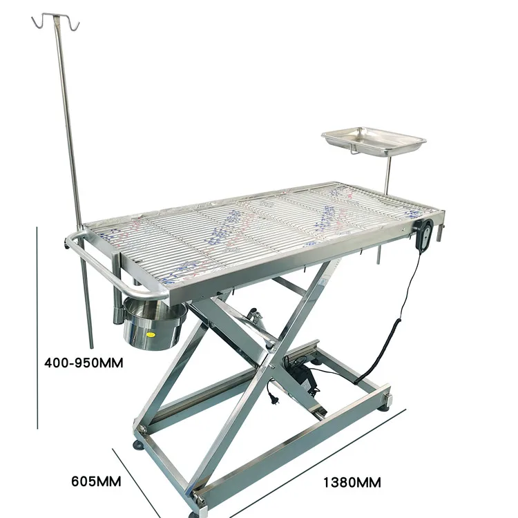 Vet electric surgery table operation veterinary operating table pet surgical groom table examination medical equipment