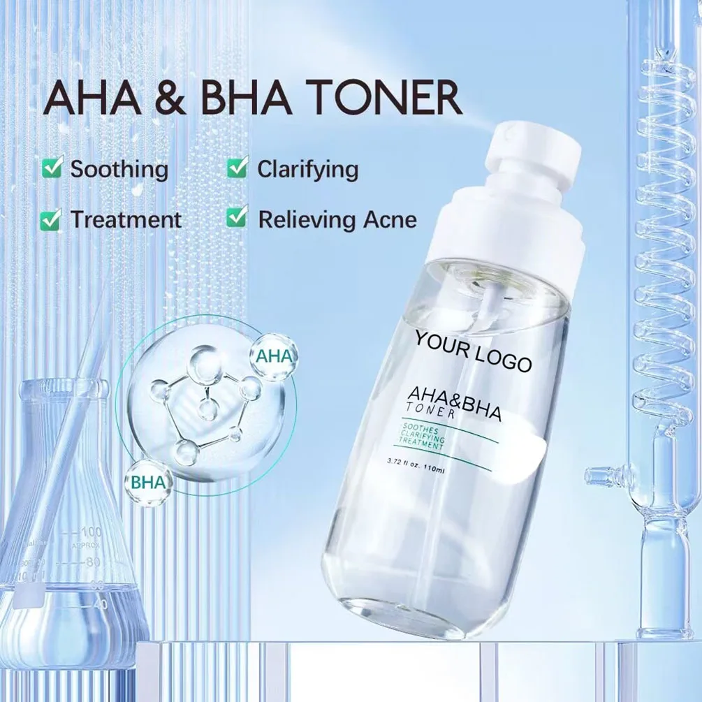 Salicylic Acid Oil Control Toner Essence Water Spray Private Label Moisturizer Skin Care Products Wholesale Custom Logo  Vegan