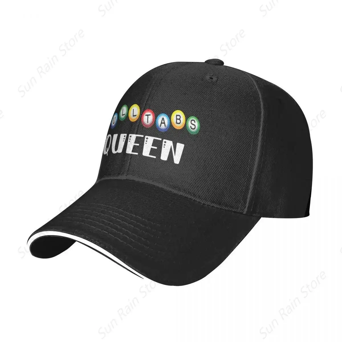 Pull Tabs Queen. Bingo Addict. Baseball Cap Golf Cap Dropshipping Thermal Visor sun hat Hats Man Women's