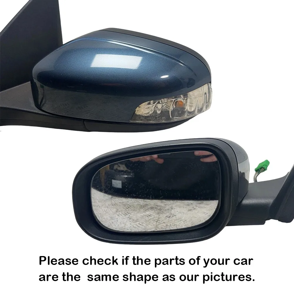 For Volvo C30 C70 S40 V50 S60 V70 2006-2013 1Pc Left Right Side Heated Rearviw Wing Mirror Glass Lens Wide Angle Car Accessories view 2