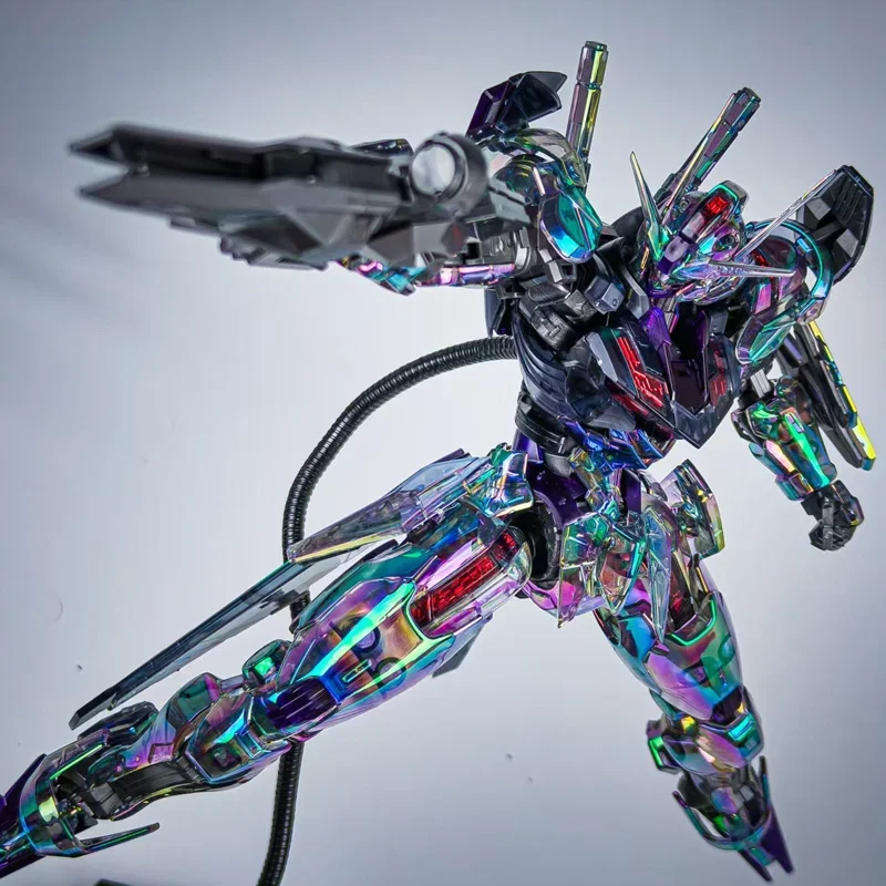 KL FM 1/100 Laser Holographic Style Aerial Mech Assembly Model Kits Action Figures Boy Toy Desktop Decoration Doll Collectibl