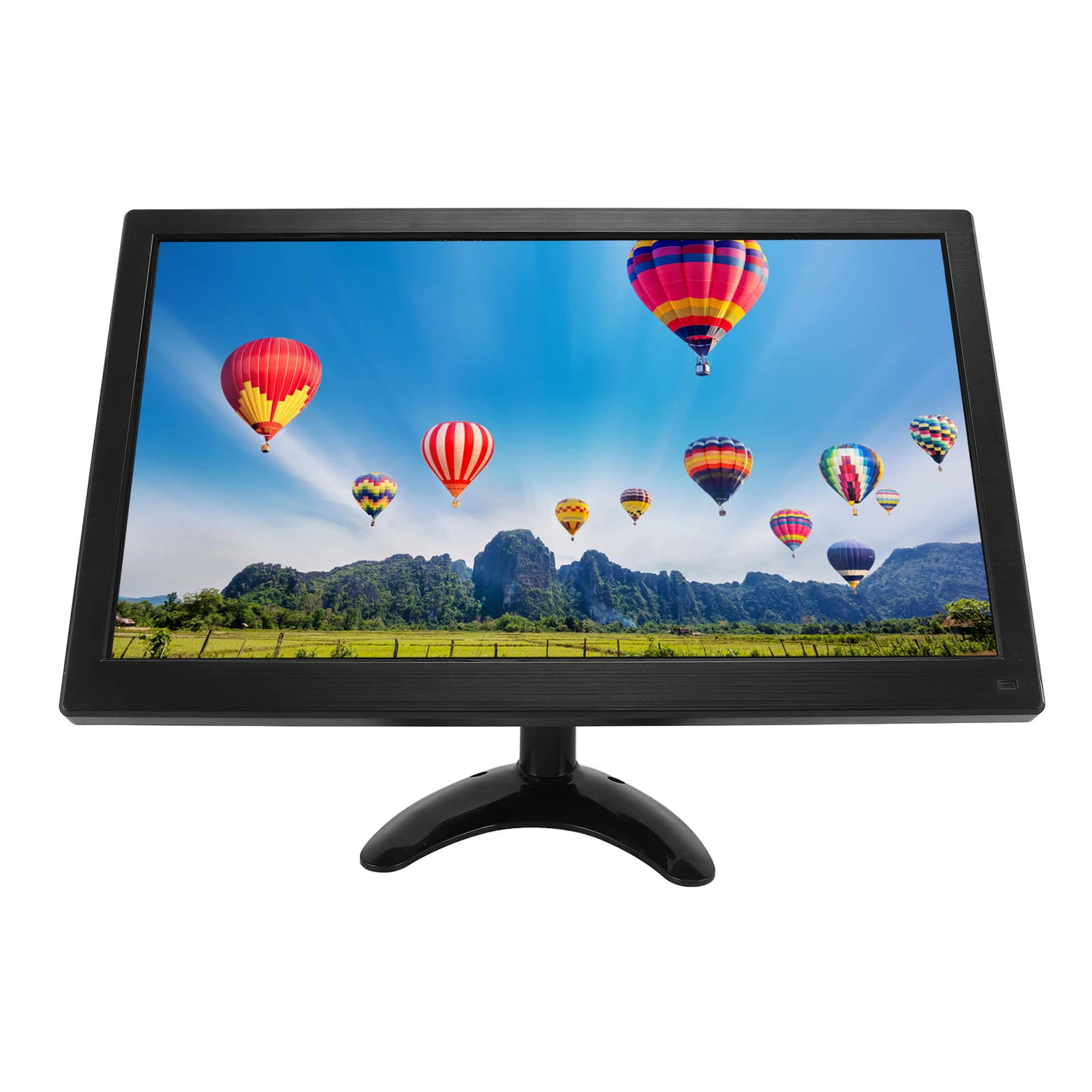 شاشة خارجية 15.6 بوصة مع مكبر صوت 1920x1080 BNC AV VGA HD واجهة الوسائط المتعددة USB شاشة عرض خارجية لتلفزيون الكمبيوتر RasPi