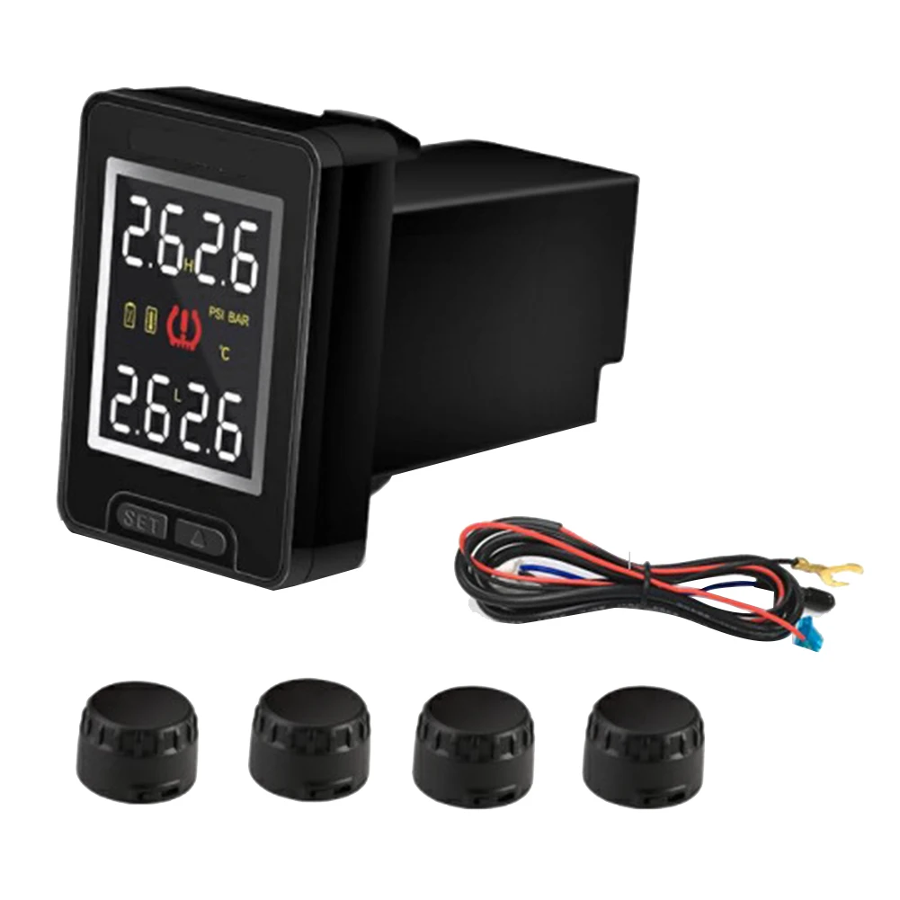 Wireless TPMS Tire Pressure Monitoring System with LCD Display Embedded Monitor for Jimny JB74 JB64 2022-2020