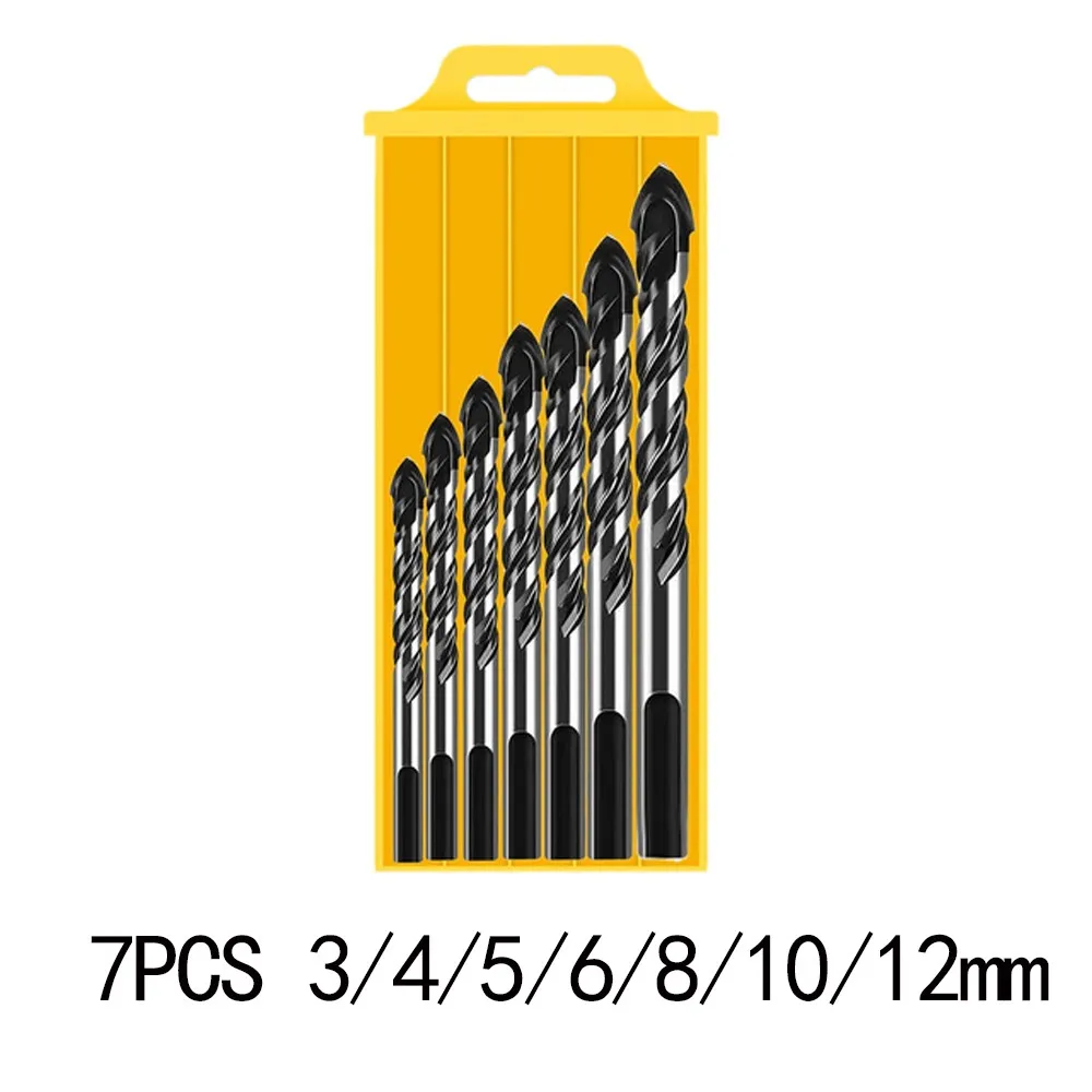 High Performance Tungsten Carbide Triangle Drill Bit Set for Speedy and Efficient Drilling in For Ceramic Tile Concrete Glass